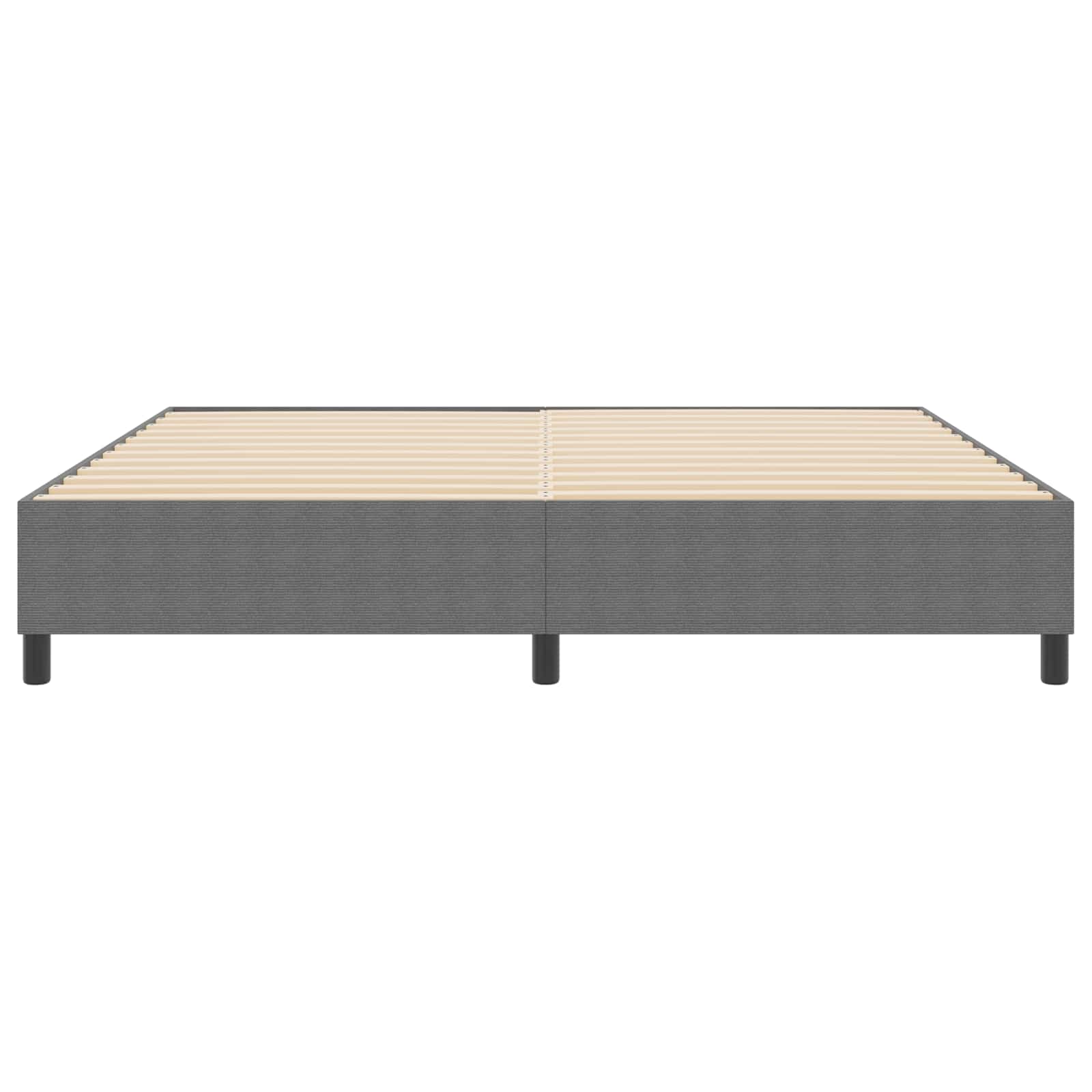 Krevetna platforma Svijetlo siva 200 x 200 cm Kordura tekstil