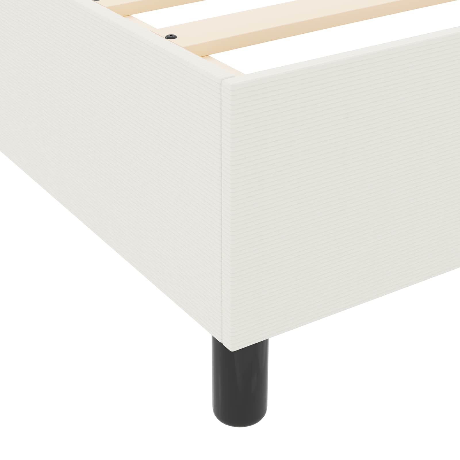 Krevetna platforma Krema 200 x 200 cm Kordura tekstil