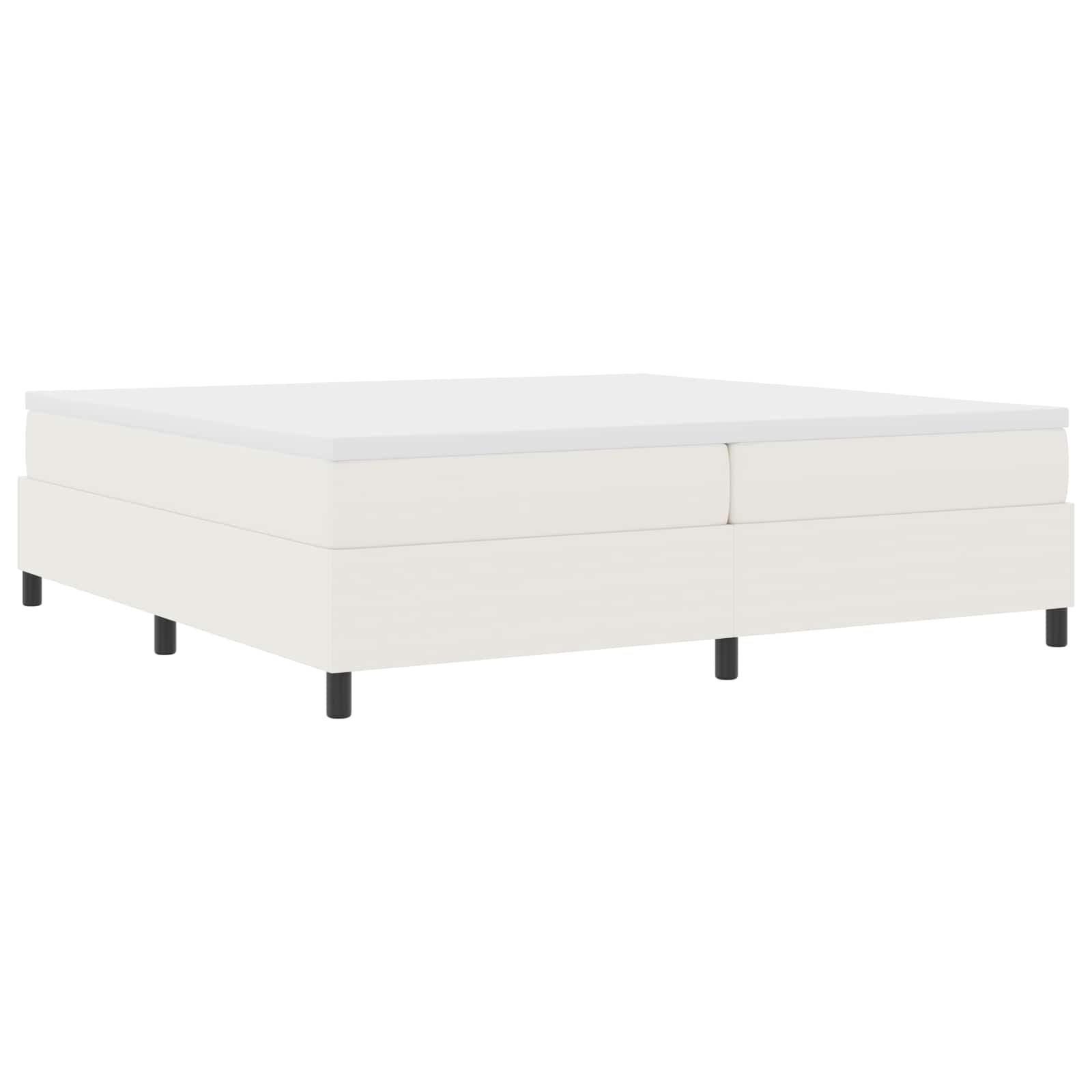 Krevetna platforma Krema 200 x 200 cm Kordura tekstil
