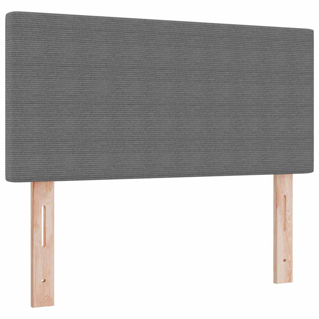 Krevet s opruga kutije Svijetlo siva i bijela. 80 x 200 cm