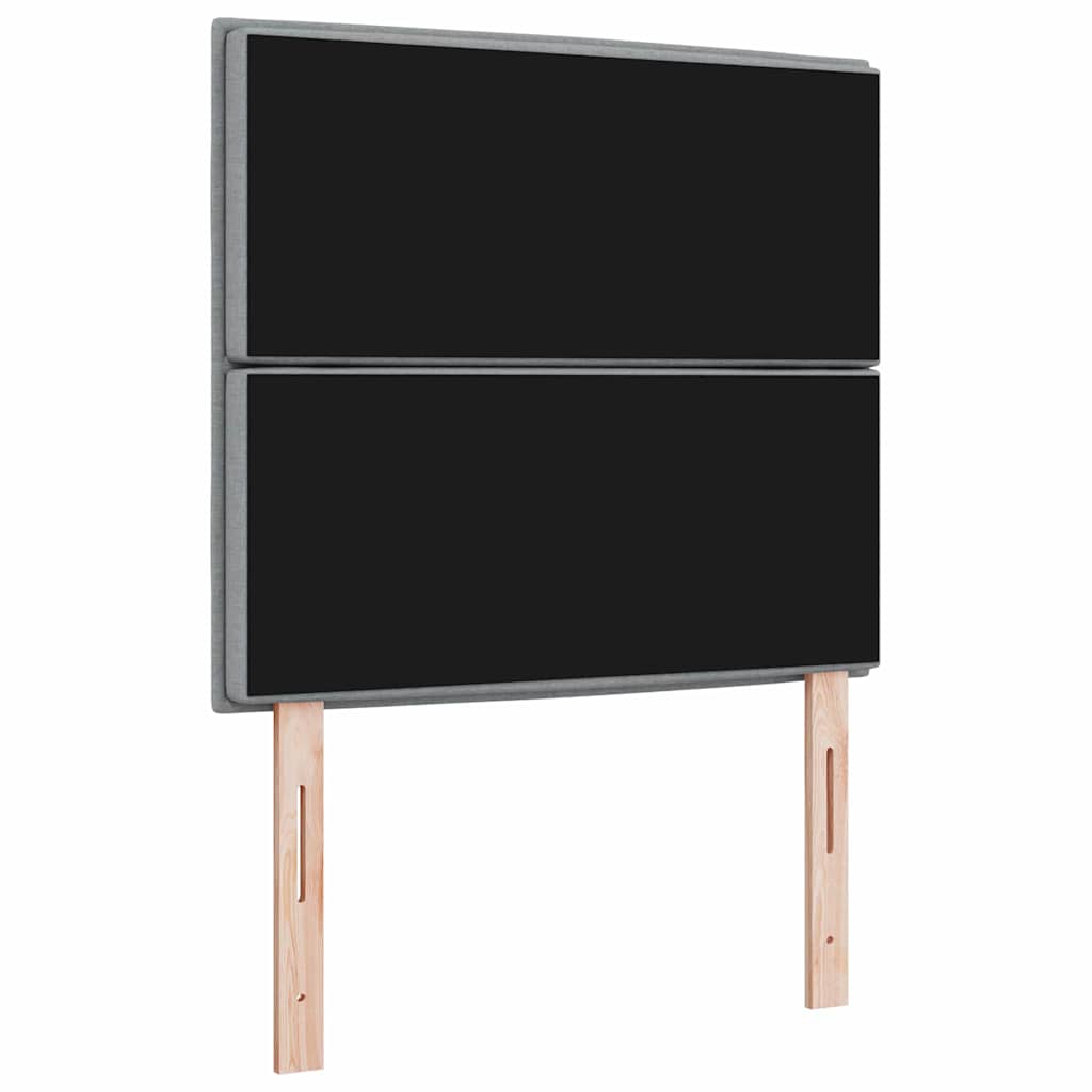 Uzglavlje Svijetlo siva 90 cm tkanina