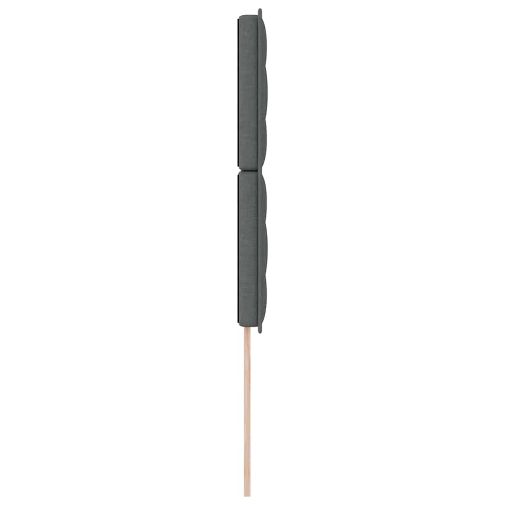 Uzglavlje Tamno siva 90 cm tkanina