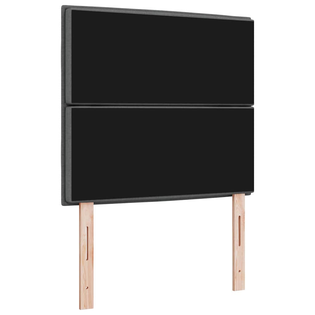 Uzglavlje Tamno siva 100 cm tkanina