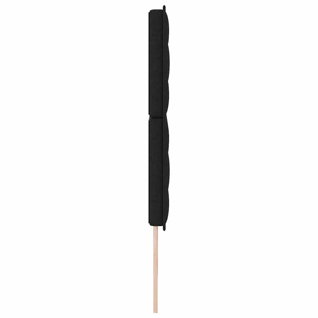 Uzglavlje Crna 180 cm tkanina