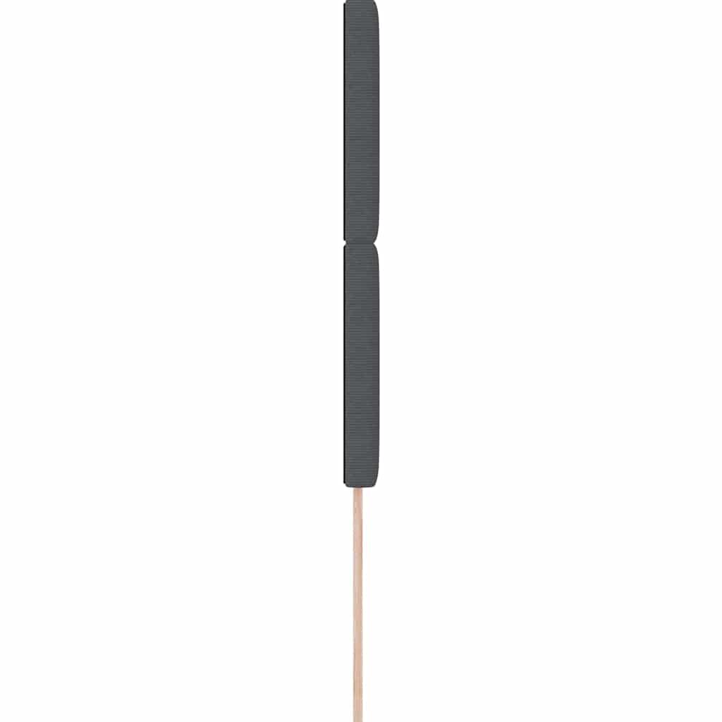 Uzglavlje Tamno siva 90 cm Kordura tekstil