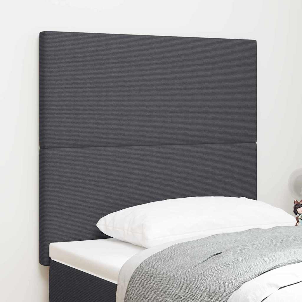 Uzglavlje Tamno siva 100 cm Kordura tekstil