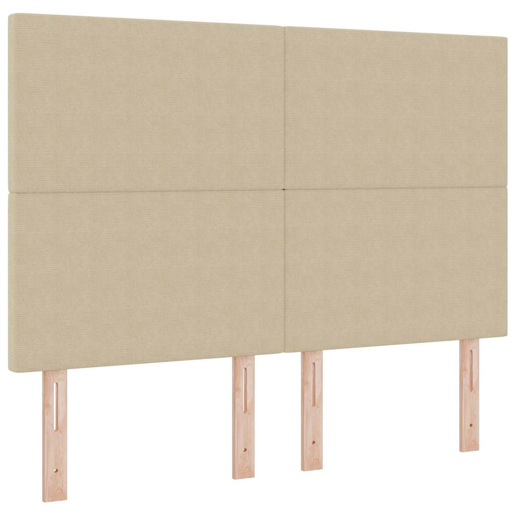 Uzglavlje Svijetlozeleni sivi 144 cm Kordura tekstil