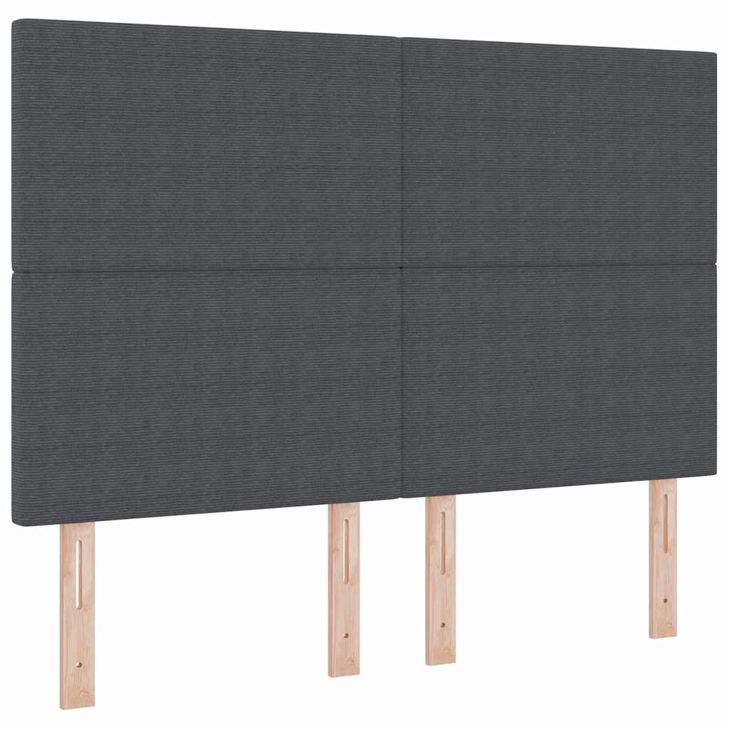 Uzglavlje Tamno siva 160 cm Kordura tekstil