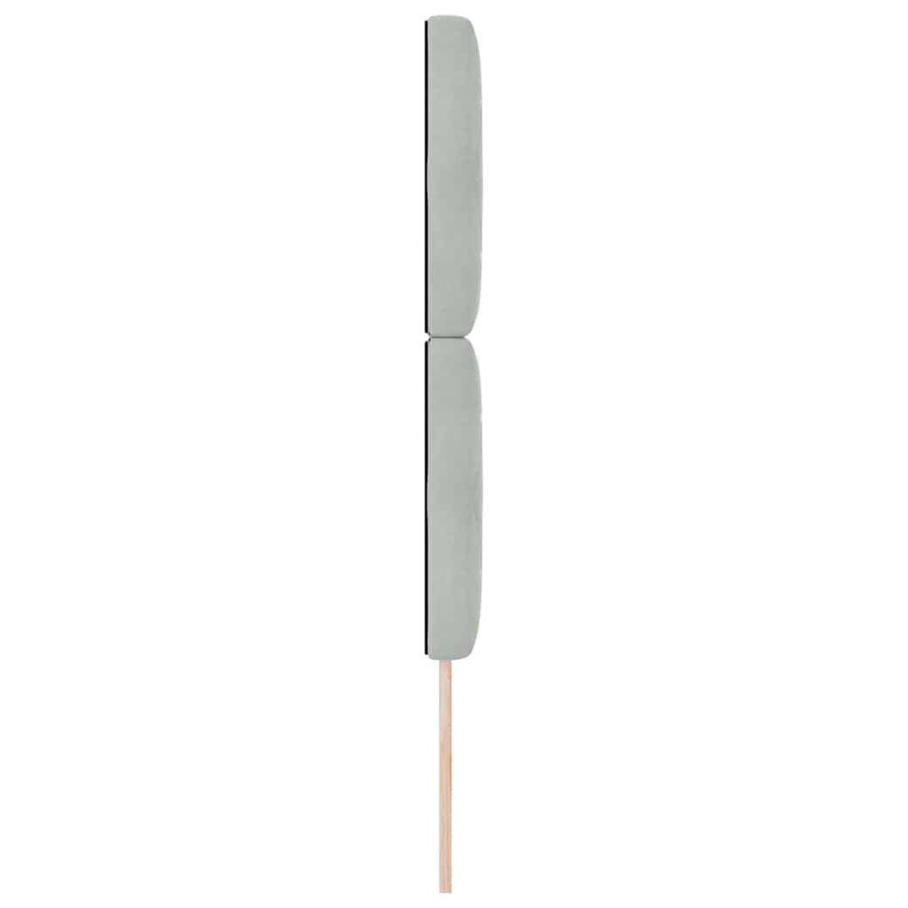 Uzglavlje Svijetlo siva 80 cm Baršun