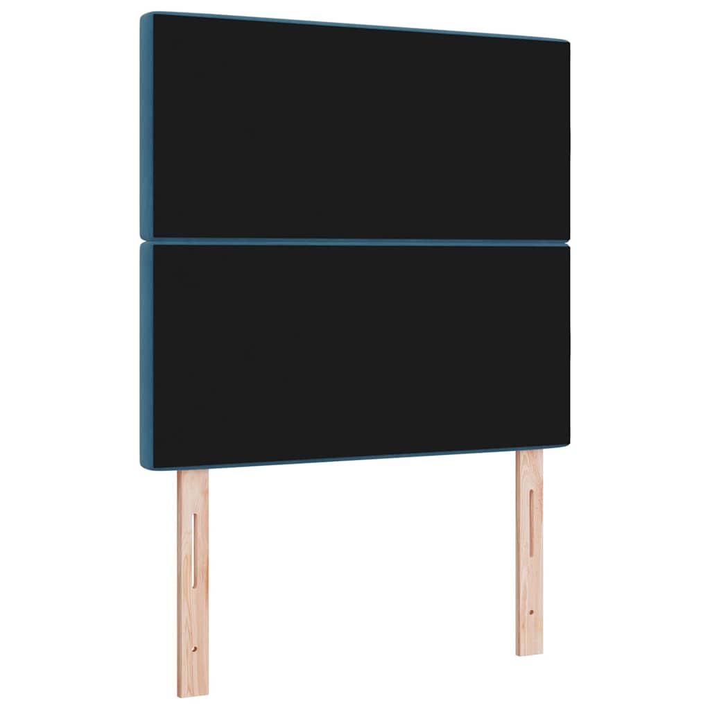 Uzglavlje Tamno plava 100 cm Baršun