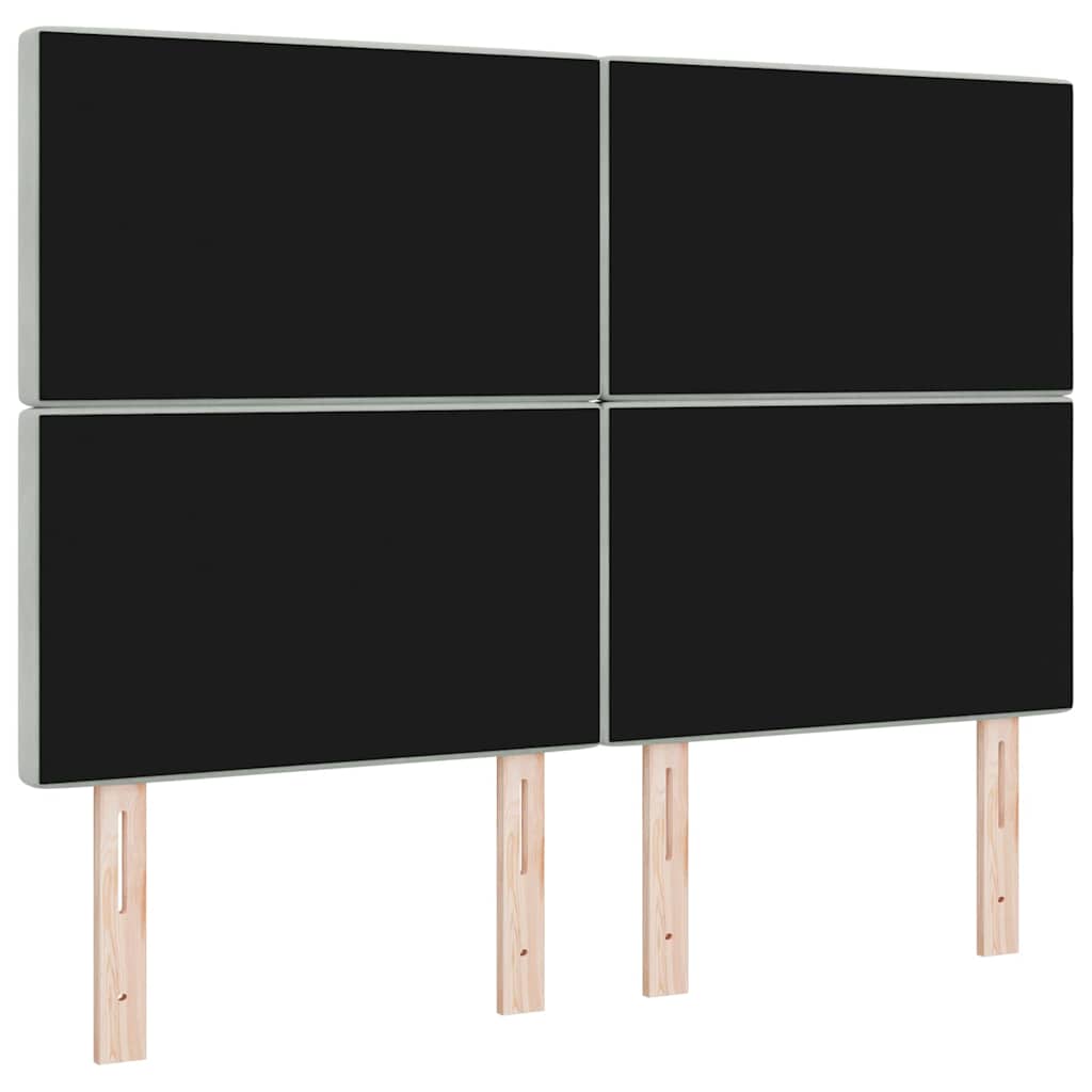 Uzglavlje Svijetlo siva 144 cm Baršun