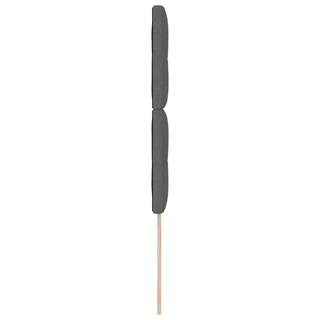 Uzglavlje podesivo po visini Tamno siva 80 cm tkanina