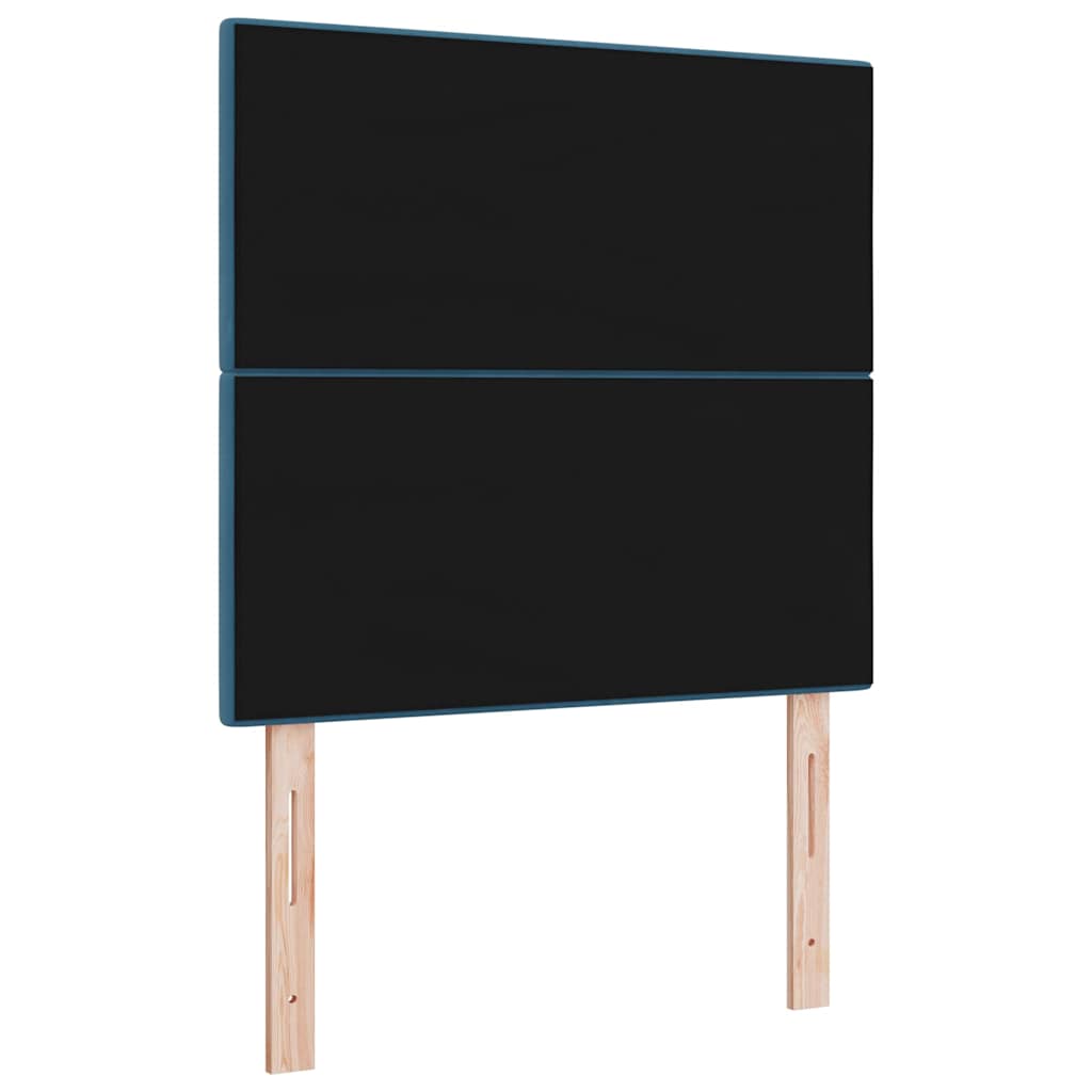 Uzglavlje Tamno plava 80 cm Baršun