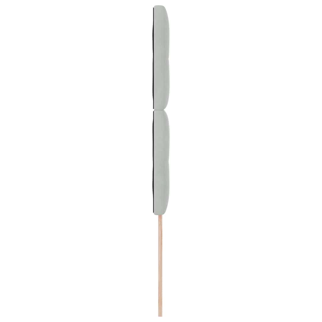 Uzglavlje Svijetlo siva 90 cm Baršun