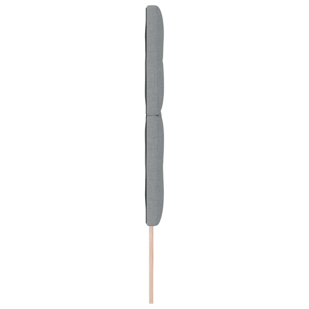 Uzglavlje podesivo po visini Svijetlo siva 144 cm tkanina