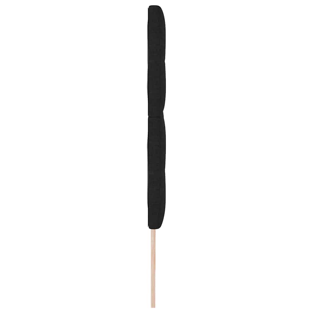 Uzglavlje podesivo po visini s uzglavljem Crna 180 cm tkanina
