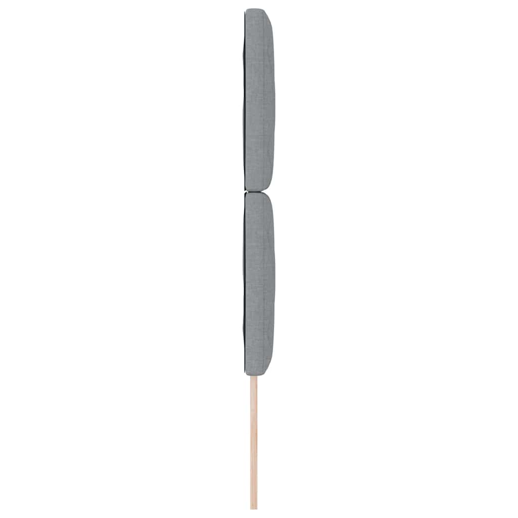 Uzglavlje Svijetlo siva 80 cm tkanina