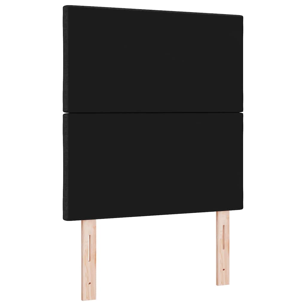 Uzglavlje Crna 80 cm tkanina