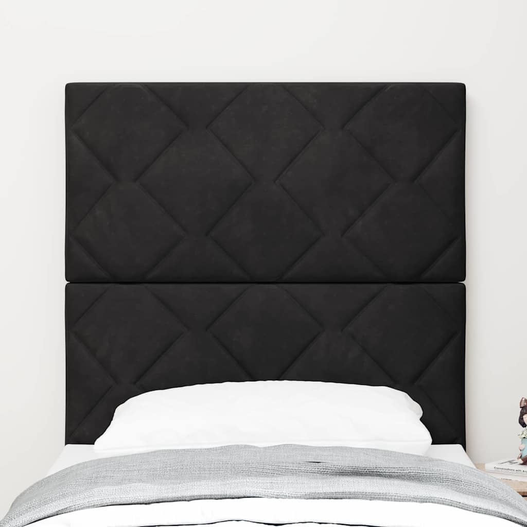 Uzglavlje Crna 80 cm Baršun