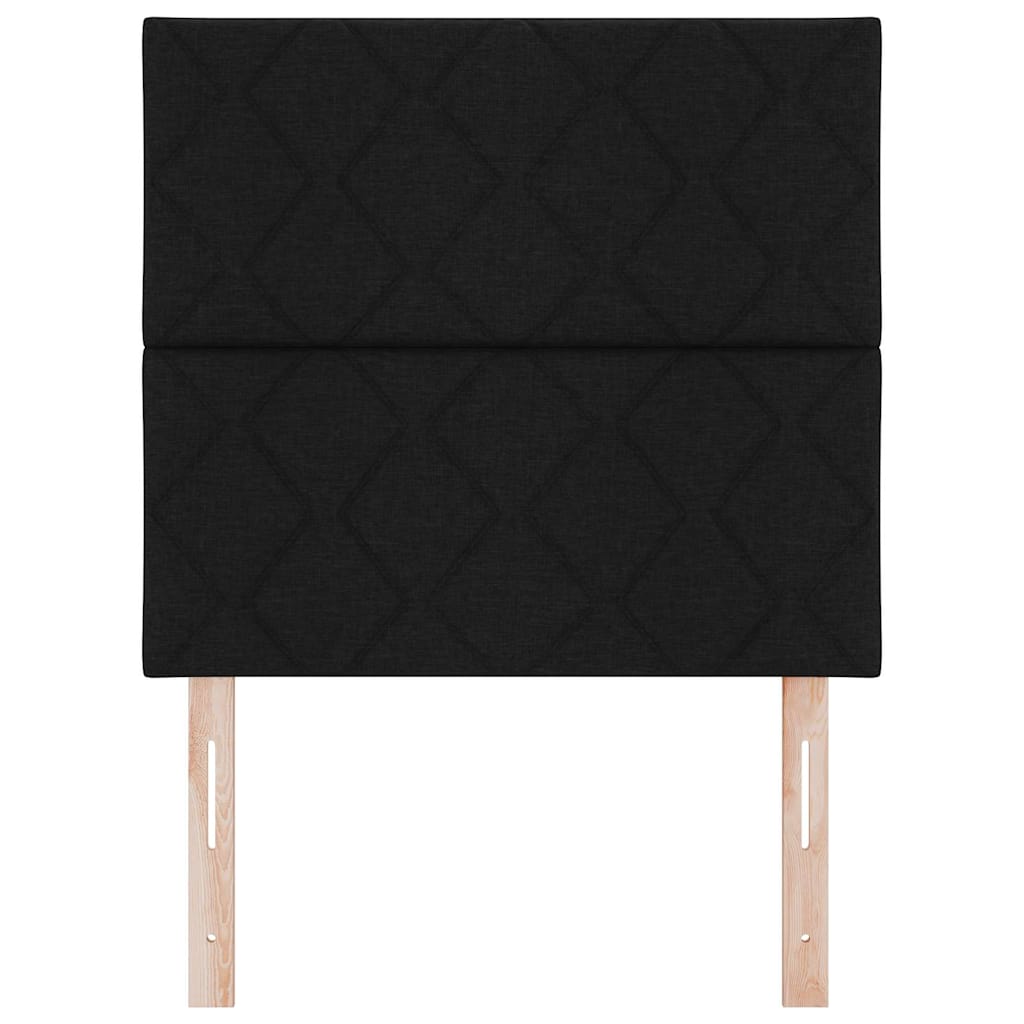 Uzglavlje Crna 90 cm tkanina