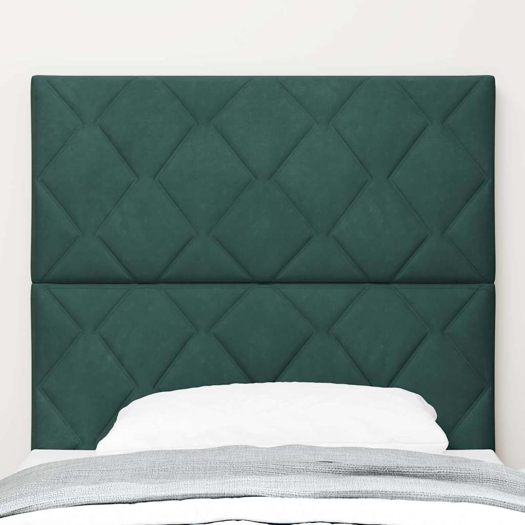 Uzglavlje Tamnozelena 90 cm Baršun