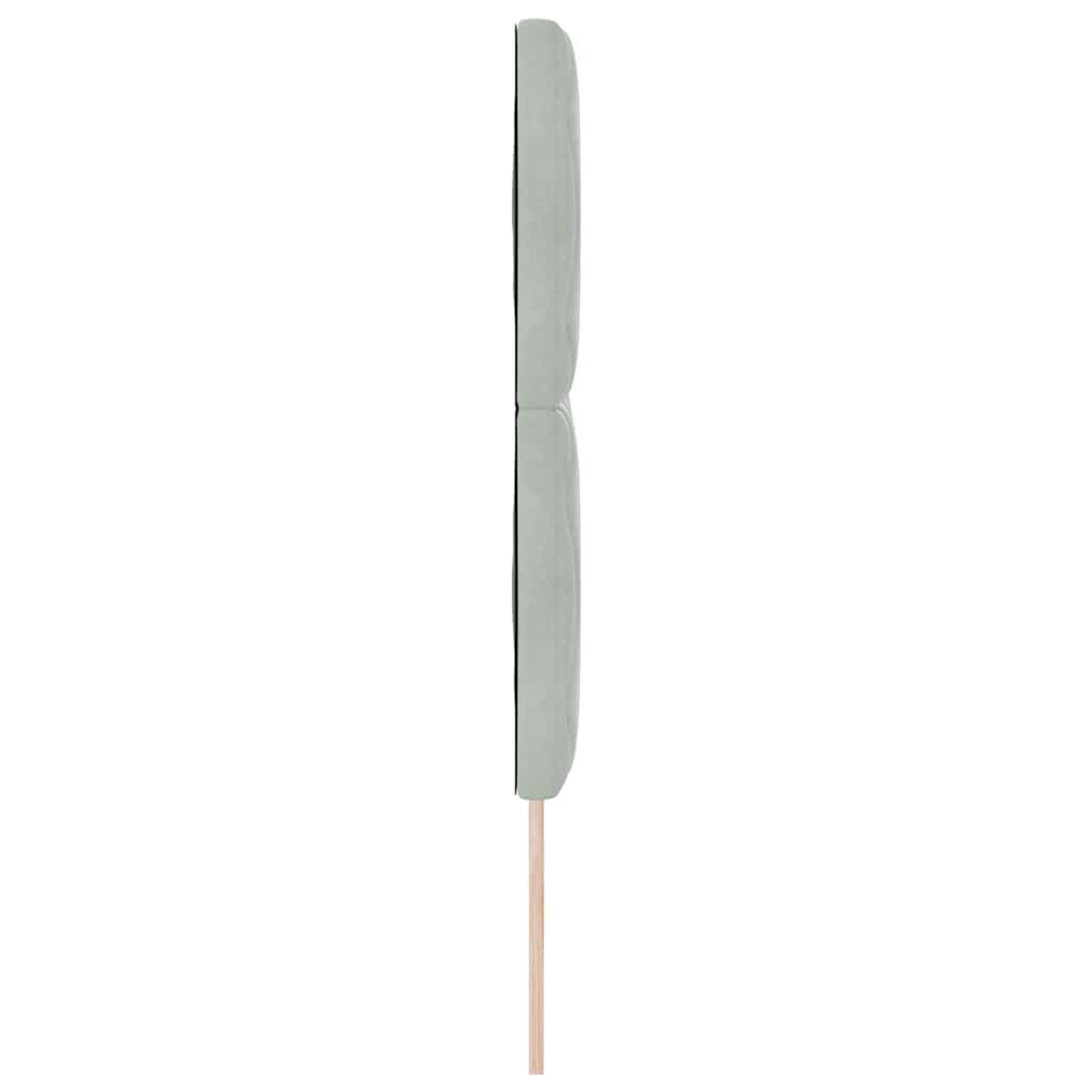 Uzglavlje Svijetlo siva 160 cm Baršun