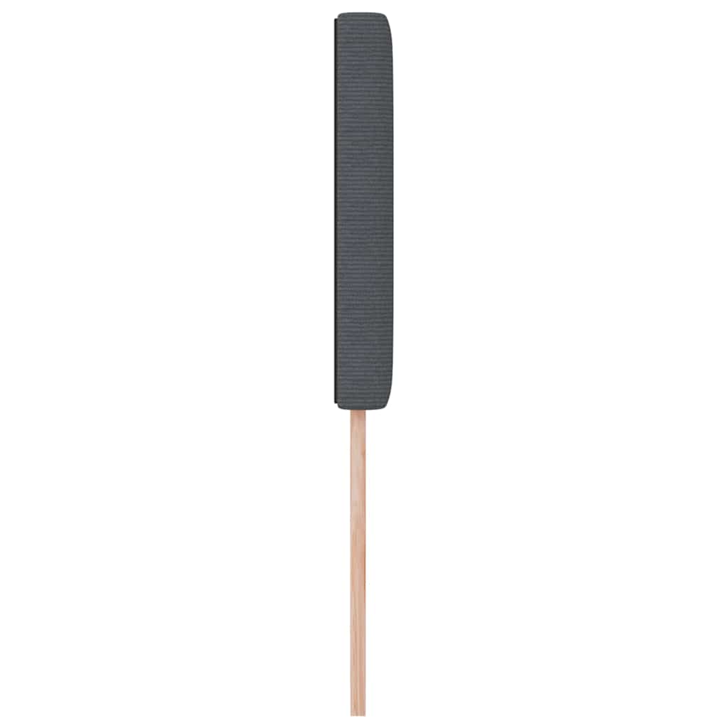 LED glava kreveta s uzglavljem Tamno siva 80 cm Kordura tekstil