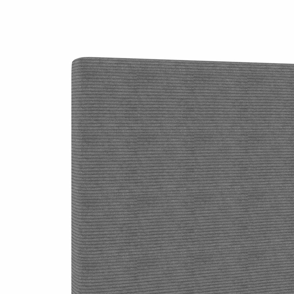 LED glava kreveta Svijetlo siva 100 cm Kordura tekstil