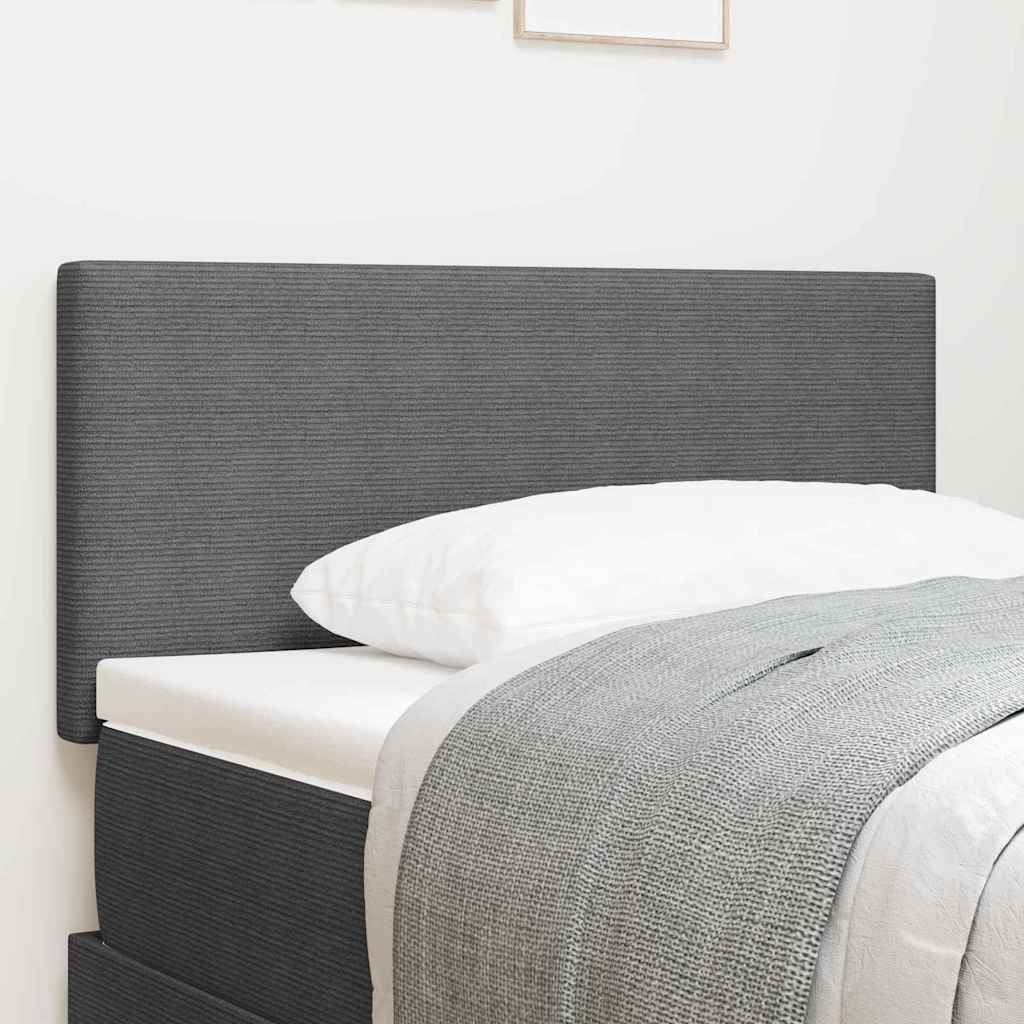 LED glava kreveta Svijetlo siva 100 cm Kordura tekstil
