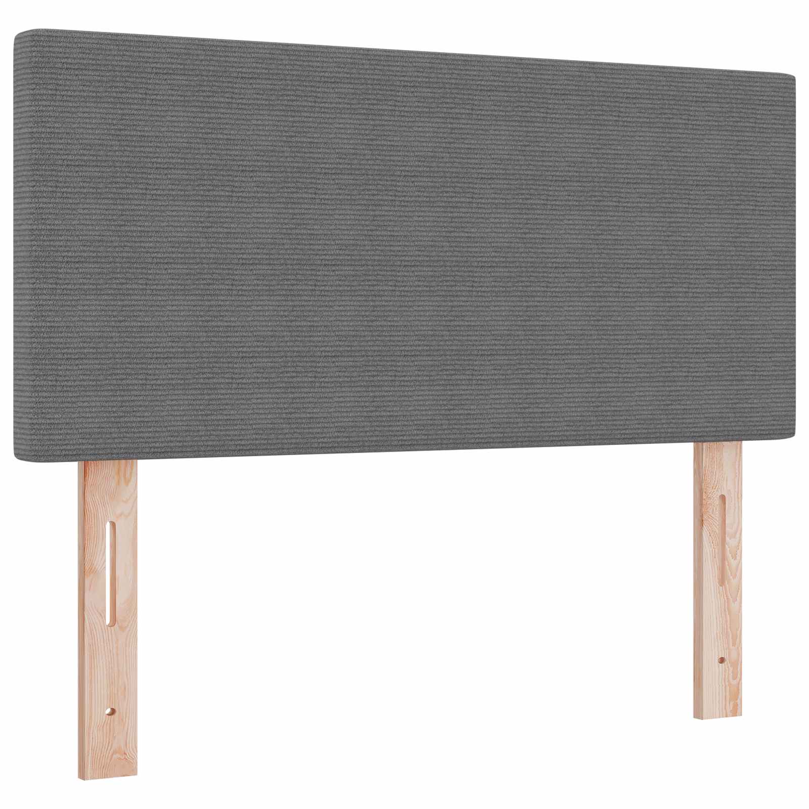 LED glava kreveta Svijetlo siva 100 cm Kordura tekstil