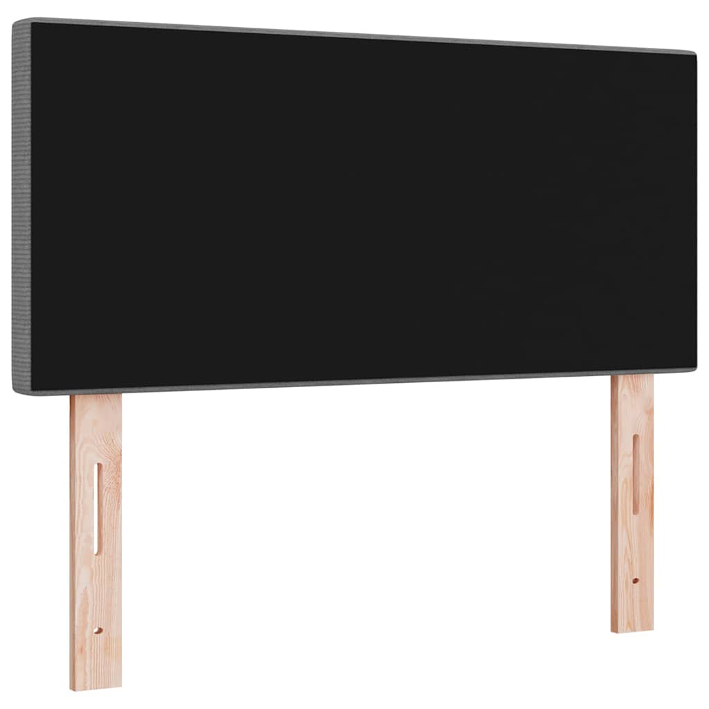 LED glava kreveta Svijetlo siva 100 cm Kordura tekstil