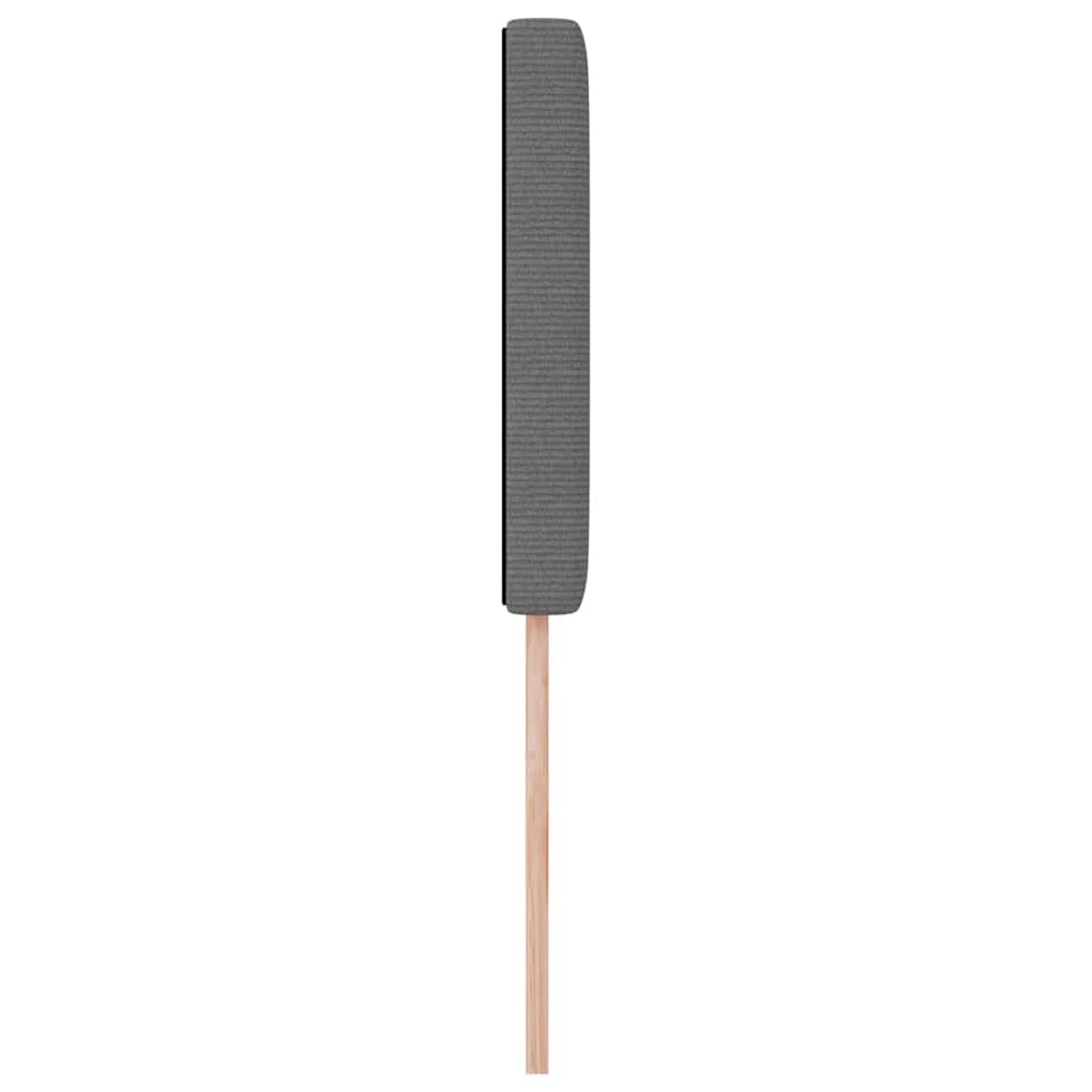 LED glava kreveta Svijetlo siva 100 cm Kordura tekstil