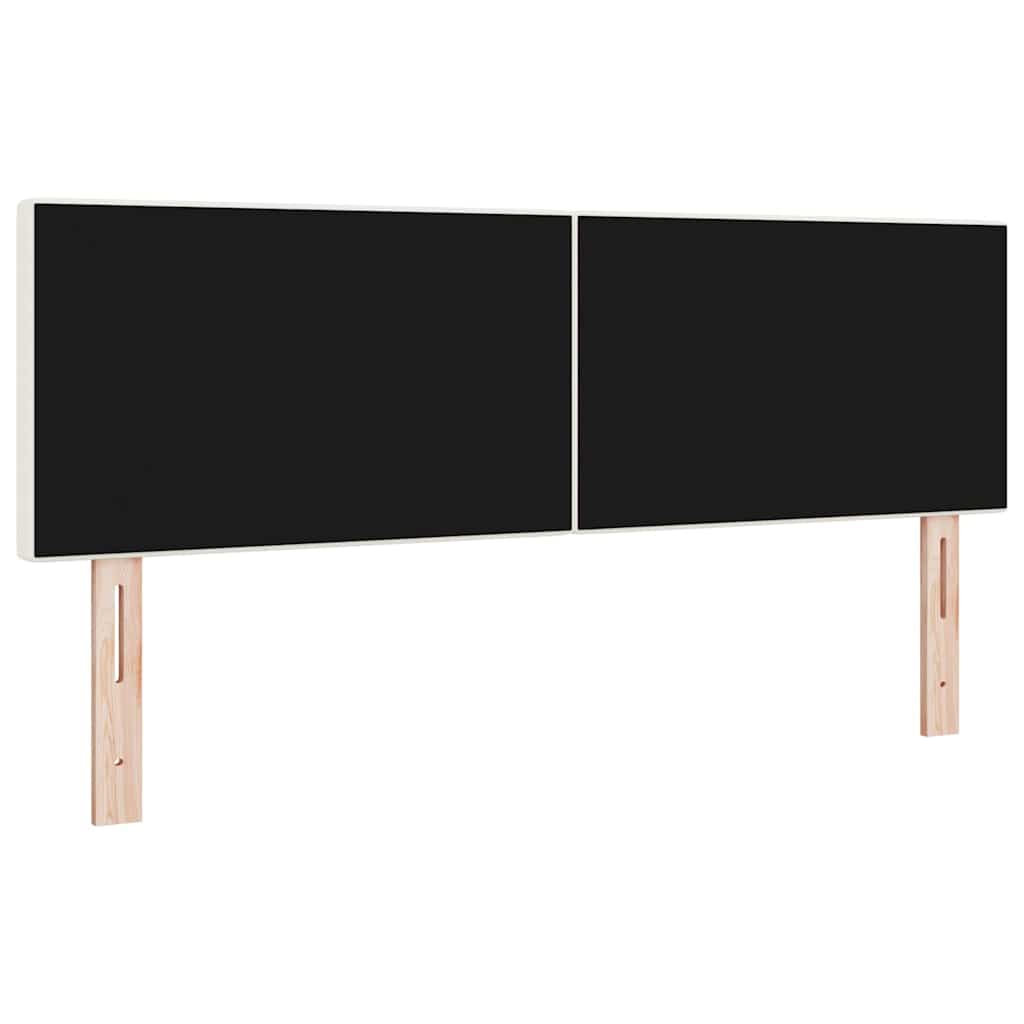 LED glava kreveta s LED trakama Krema 144 cm Kordura tekstil