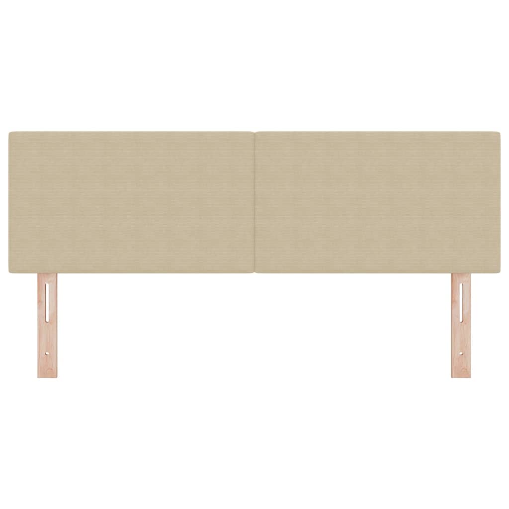 LED glava kreveta Siva zelena 160 cm Kordura tekstil