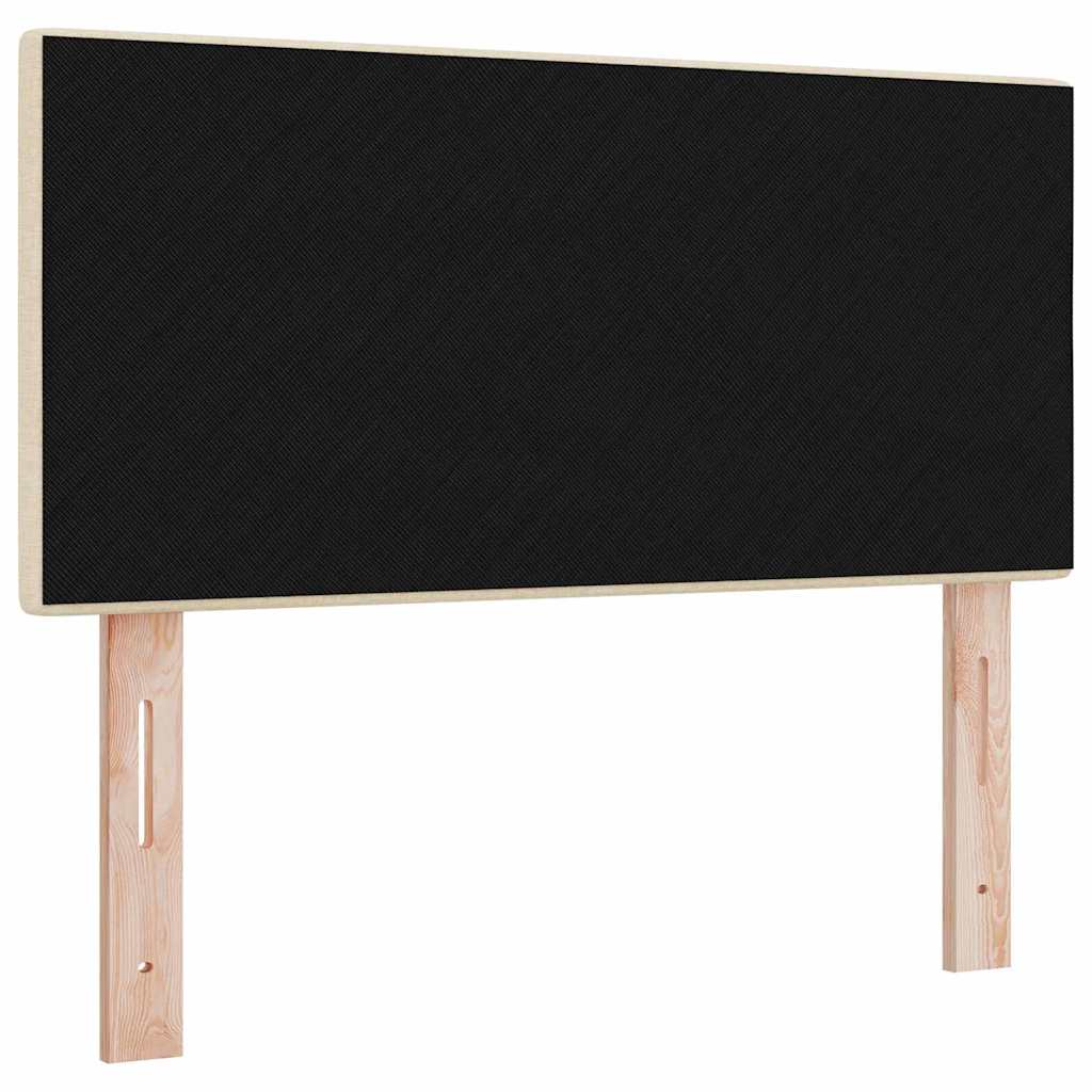 LED glava kreveta s LED trakama Krema 80 cm tkanina