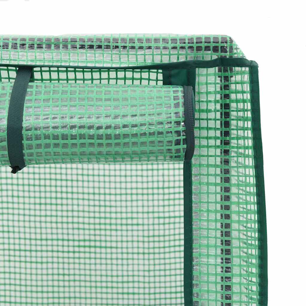 Povišena gredica s pokrovom za staklenik izgled ratana 120x40x123 cm