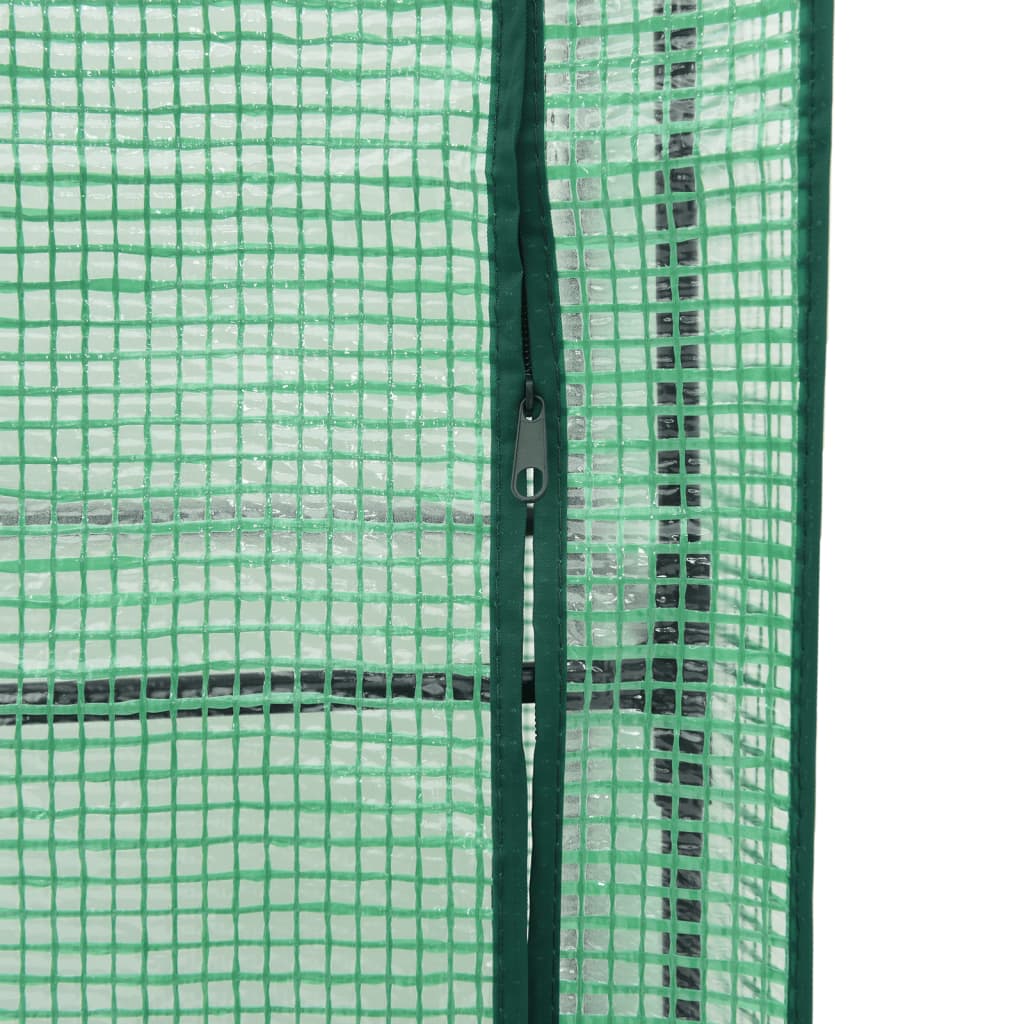 Povišena gredica s pokrovom za staklenik 40 x 40 x 139 cm