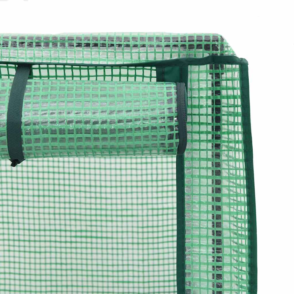 Povišena gredica s pokrovom za staklenik 120 x 40 x 138 cm