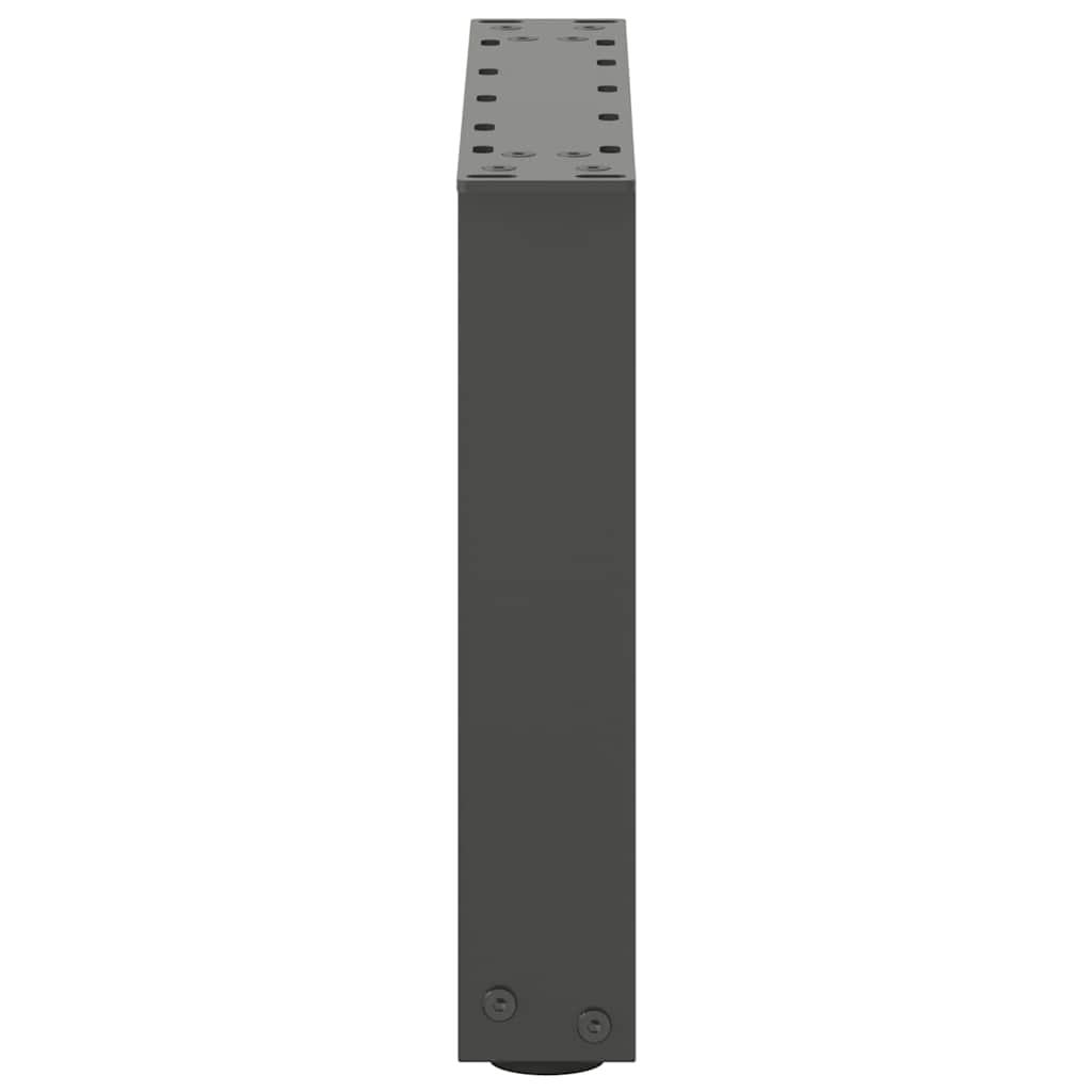 Noge za klub stolić U-oblik 2 kom antracit 30 x (30-31) cm čelik
