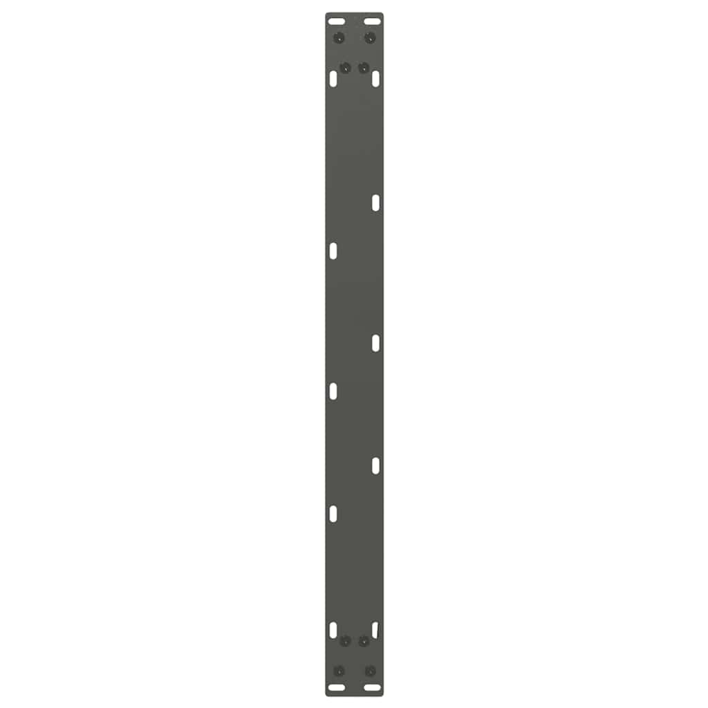 Noge za klub stolić U-oblik 2 kom antracit 60 x (42-43) cm čelik