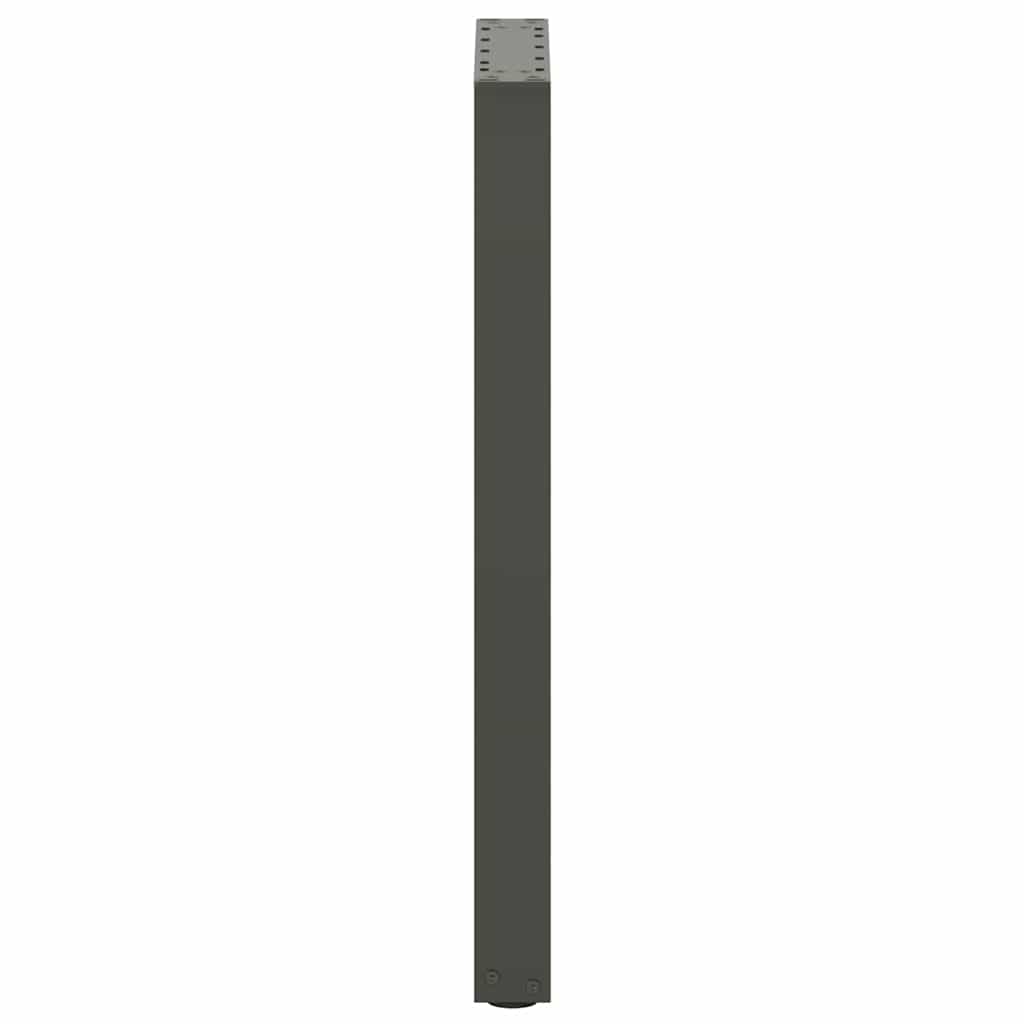 Noge za konzolni stol u obliku slova U, 2 kom, antracit, 28 x (72-73) cm, čelik