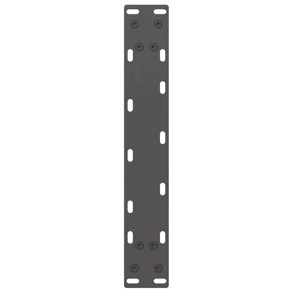 Noge za konzolni stol u obliku slova U, 2 kom, antracit, 28 x (72-73) cm, čelik