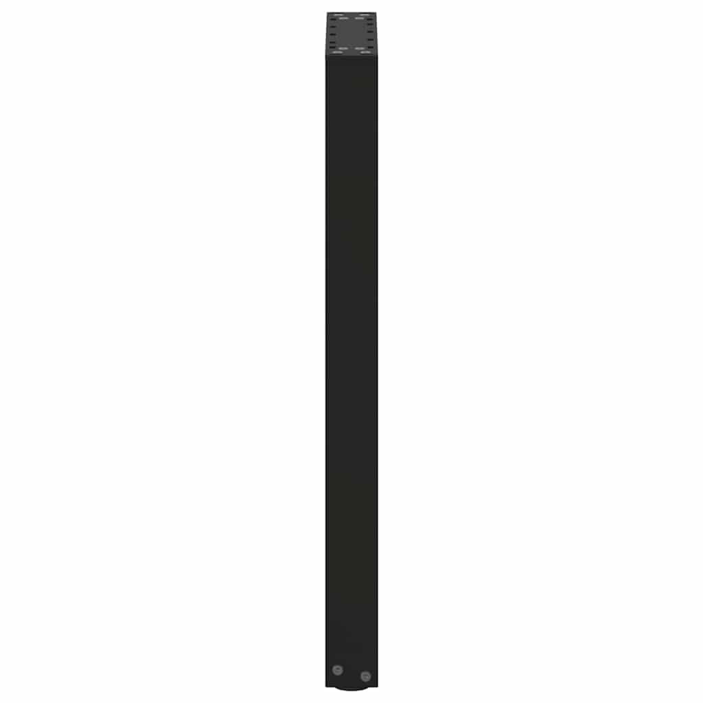 Noge za konzolni stol U-oblik 2 kom Crne 38 x (72-73) cm Čelik