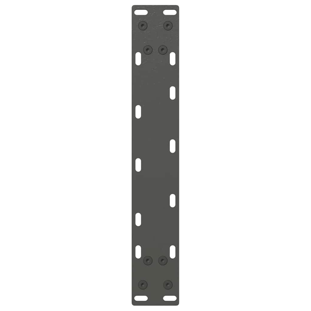 Noge za konzolni stol u obliku slova U, 2 kom, antracit, 38 x (72-73) cm, čelik