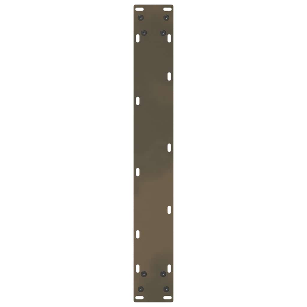Noge za blagovaonski stol U-oblik 2 kom Prirodni čelik 60 x (72-73) cm Čelik