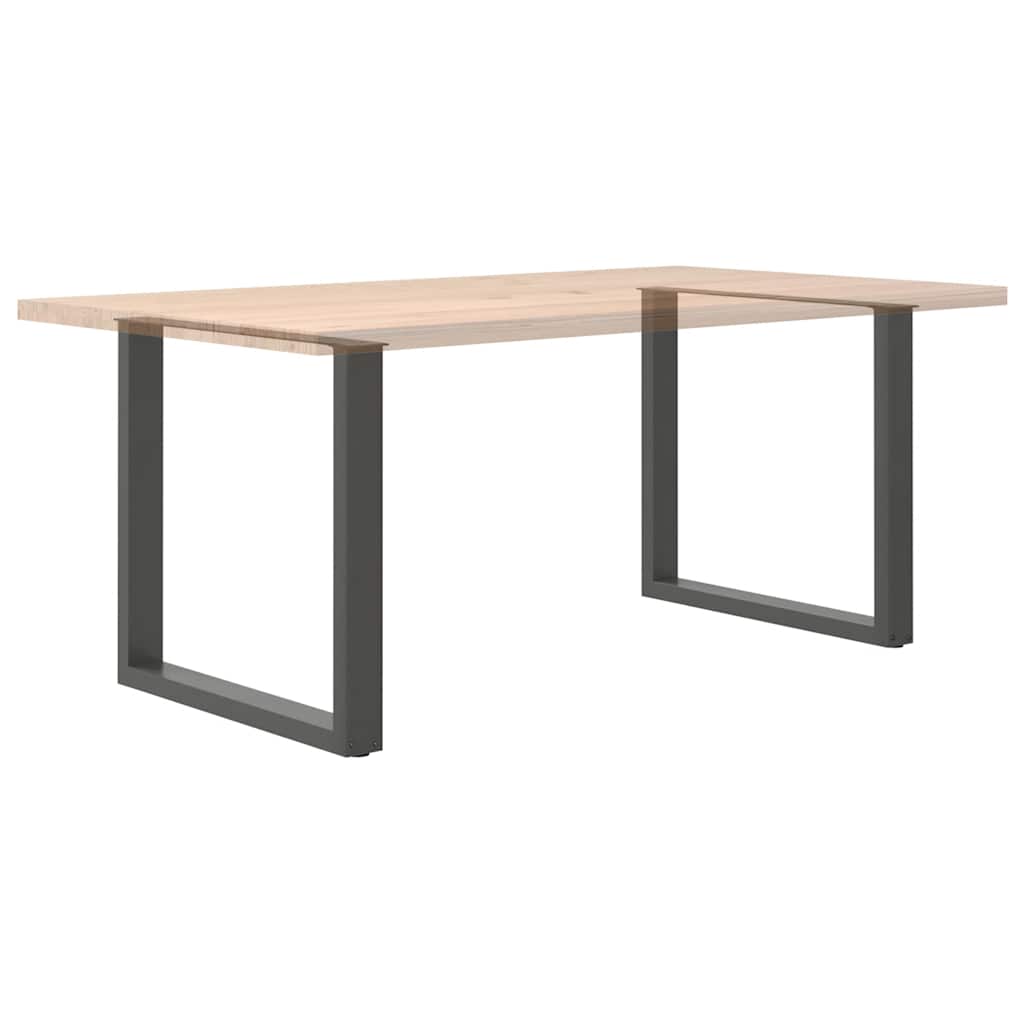 Noge za blagovaonski stol U-oblik 2 kom antracit 80 x (72-73) cm čelik