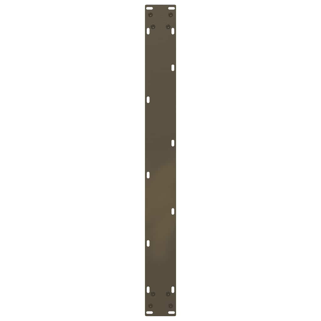 Noge za blagovaonski stol U-oblik 2 kom Prirodni čelik 80 x (72-73) cm Čelik