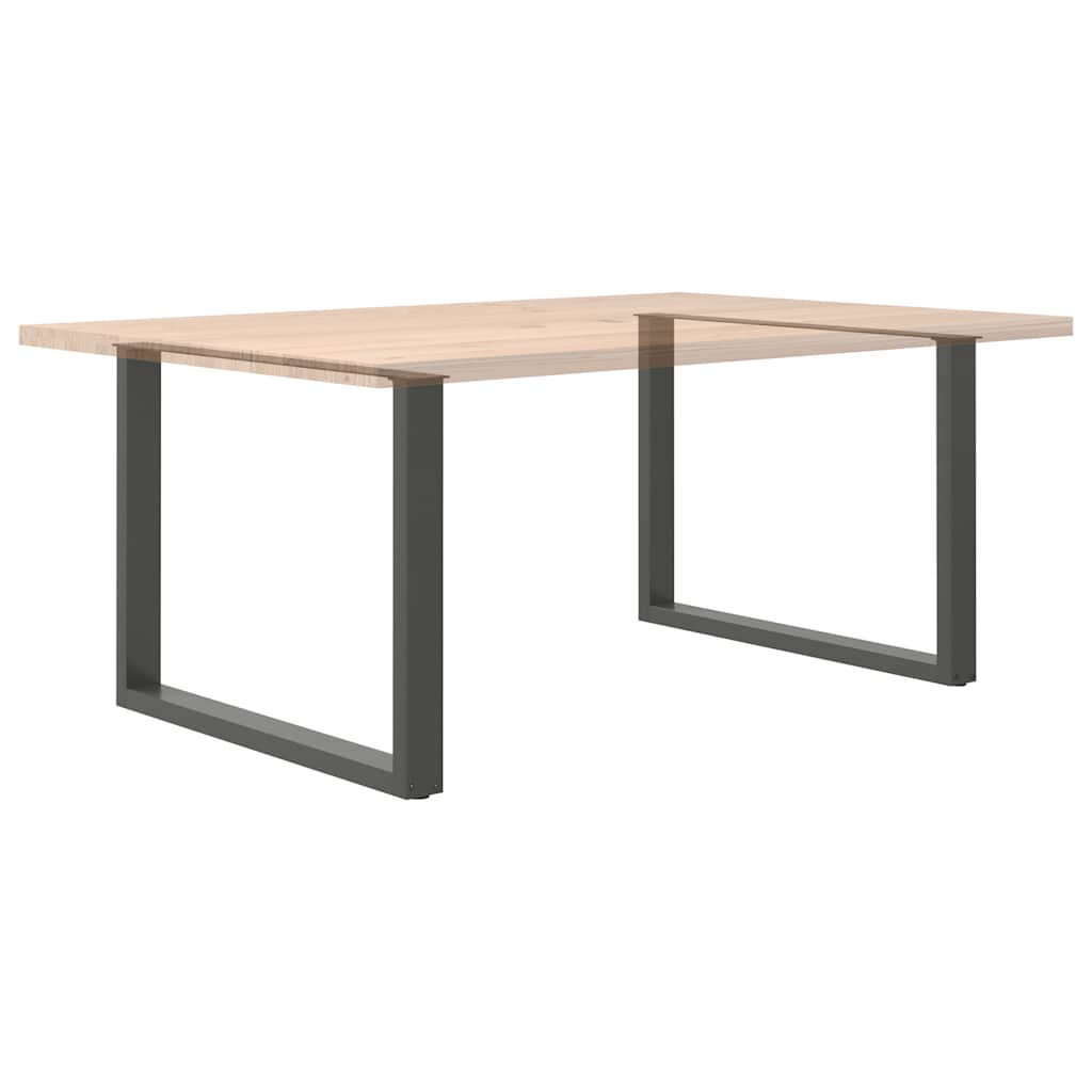 Noge za blagovaonski stol U-oblik 2 kom antracit 100 x (72-73) cm čelik