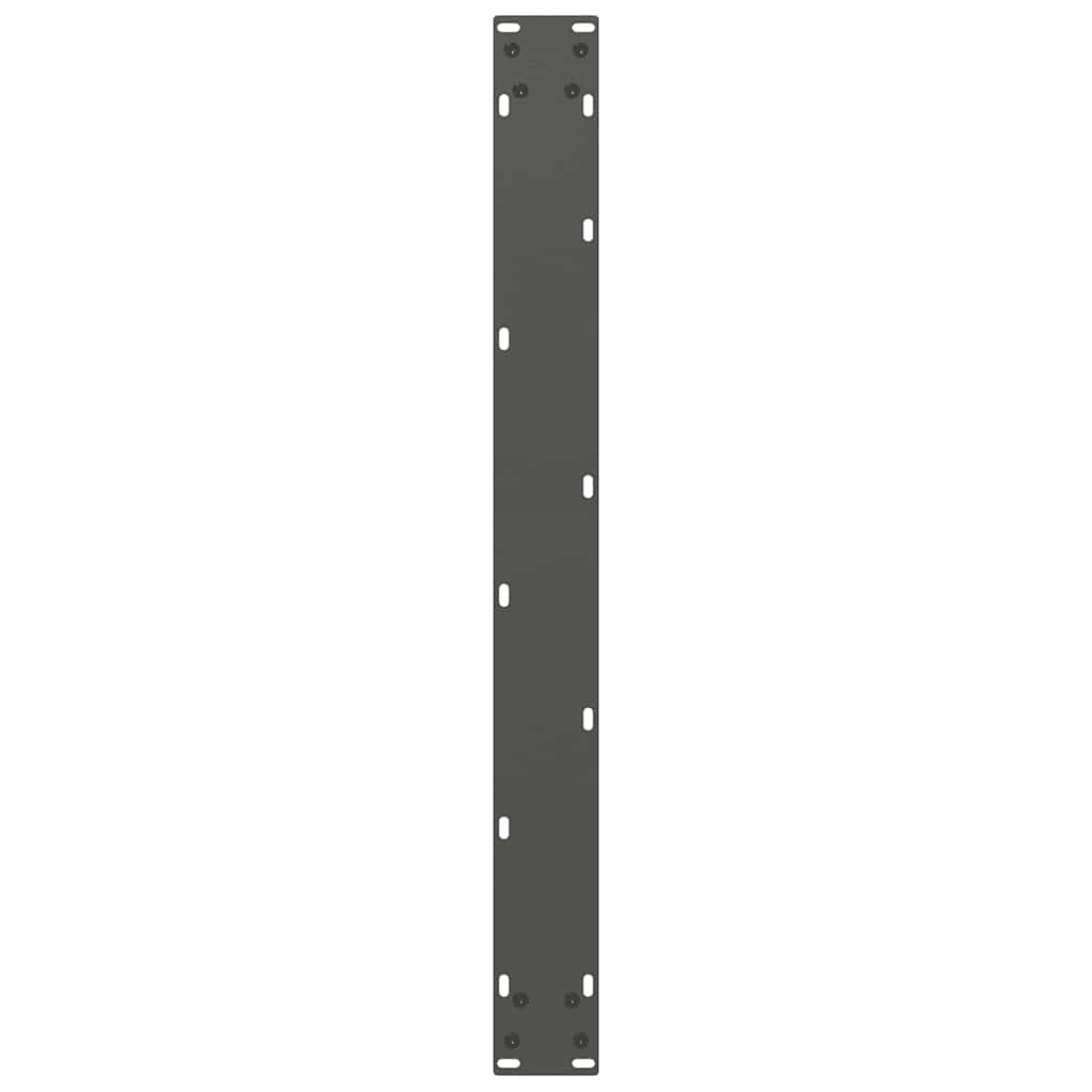 Noge za blagovaonski stol U-oblik 3 kom antracit 80 x (72-73) cm čelik