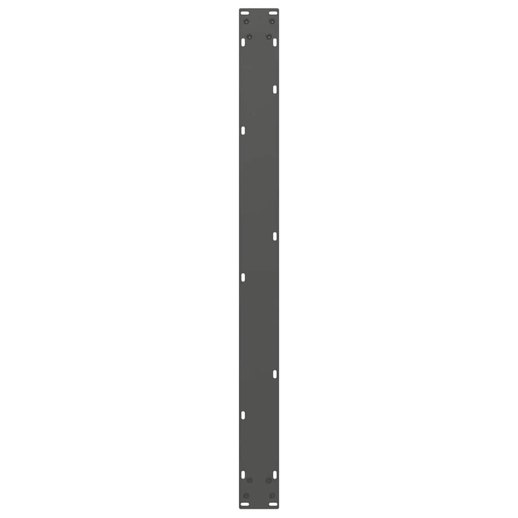 Noge za blagovaonski stol U-oblik 3 kom antracit 100 x (72-73) cm čelik